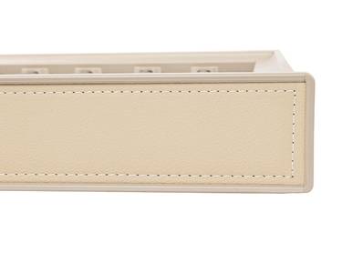 ALPHALUX Aiden Выдвижная брючница наборного типа в базу 600 мм, 564х420х68 (ШхГхВ), кожа, шампань Изображение 6