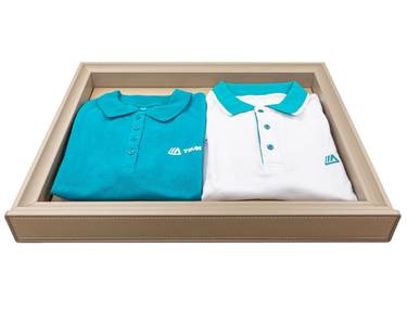 ALPHALUX Aiden Выдвижной лоток в базу 600 мм, 564х420х68 (ШхГхВ), кожа, шампань Изображение 7