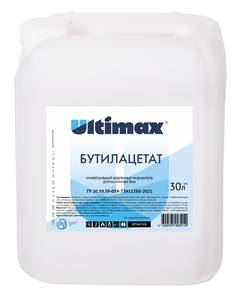 Бутилацетат технический марки "А" ГОСТ 8981-78 н.у.- 30 л Изображение