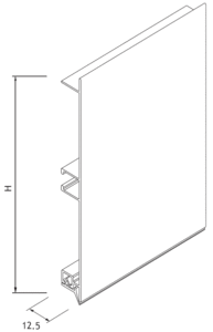 Цоколь кухонный, алюминиевый Матовый 100мм L=4м FIRMAX Изображение 2