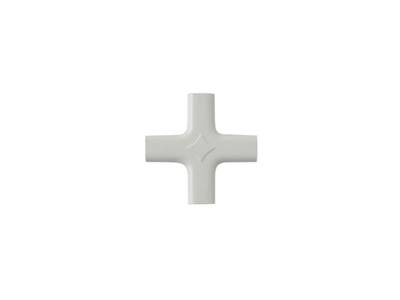 Накладка декоративная крестовая Germanella белая Изображение
