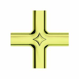 Накладка декоративная крестовая Germanella золото Изображение