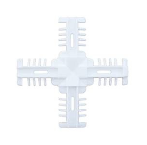 Соединение декоративное крестовое Isabel 25мм, белое Изображение