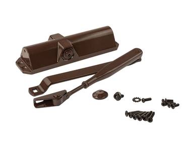 Доводчик ECO Schulte TS-10D EN2/3/4, с тягой, Коричневый RAL8017 Изображение
