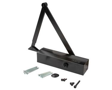 Доводчик GEZE TS 2000 NV BC EN 2-4, size 5, тяга в комплекте, черный Изображение 2