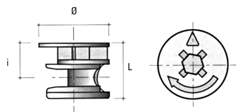 EC16 Эксцентрик Minifix 15, H=10 мм, для плит 12 мм, цинк Изображение 2