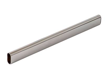 Штанга овальная Standart 15х30 мм, L=3000 мм, толщина 0,7мм, сталь, хром, FIRMAX Изображение