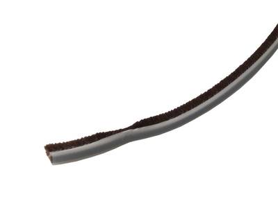 Уплотнитель щеточный самоклеющийся 9 х 6мм, коричневый FIRMAX Изображение 1
