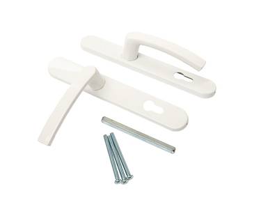 Гарнитур нажимной Maxbar BATI подпруж. 36/92 Белый RAL9016 на профиль 70мм Изображение