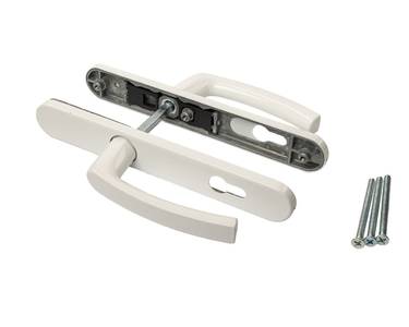 Гарнитур нажимной Maxbar BATI подпруж. 36/92 Белый RAL9016 на профиль 70мм Изображение 2