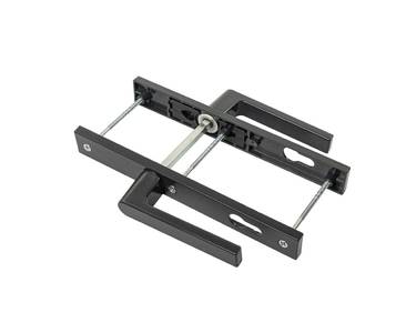 Гарнитур нажимной подпружиненный Romante 32/92 (3 винта), антрацит RAL7016 Изображение 4