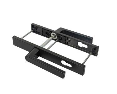 Гарнитур нажимной подпружиненный Romante 32/92 (3 винта), антрацит RAL7016 Изображение 2