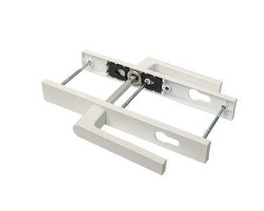 Гарнитур нажимной подпружиненный Romante 32/92 (3 винта), белый RAL9016 Изображение 2