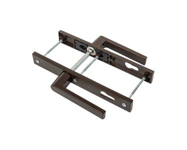 Гарнитур нажимной подпружиненный Romante 32/92 (3 винта), корич. RAL8019 Изображение 4