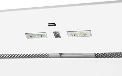Встраиваемая вытяжка Kuppersberg IBOX 60 W, ширина 60 см, отвод/рециркуляция, 680 м3/час, белый Изображение 3