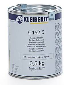 Клей Клейберит контактный 152.5, 0.5 кг, красный Изображение
