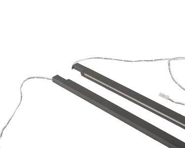 Комплект LED-подсветки ALPHALUX для ящика CRYSTAL с металлической боковиной длиной 450 мм (2 ленты, 4 крепления), антрацит Изображение 4