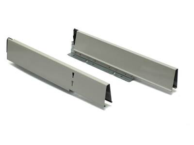 Комплект боковин под мойку 450 мм для ящика под мойку (левая, правая) для ящика Firmax Newline, серый Изображение