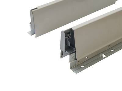 Комплект боковин под мойку 450 мм для ящика под мойку (левая, правая) для ящика Firmax Newline, серый Изображение 3