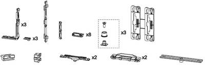 Комплект фурнитуры GS1000-ML, Европаз, 09780000 Изображение 2