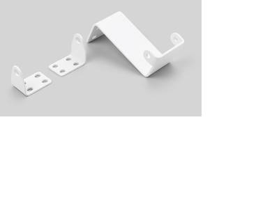 Комплект креплений для монтажа приводов PRO Синхро (нижнеподвесное, внутрь), белый Изображение 3