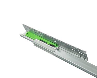 Комплект направляющих Push-to-Open скрытого монтажа Firmax Smartline, L=350мм, полного выдвижения, для ЛДСП 16 мм, (2 направляющие + 2 крепления) Изображение 2