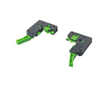 Комплект направляющих Soft-Close скрытого монтажа Firmax Smartline, L=500мм, полного выдвижения, для ЛДСП до 19 мм с доводчиком, (2 направляющие + 2 крепления) Изображение 4