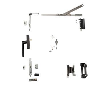 Комплект поворотно-откидной, Европаз V.01, V.02, 360-495, черный Изображение