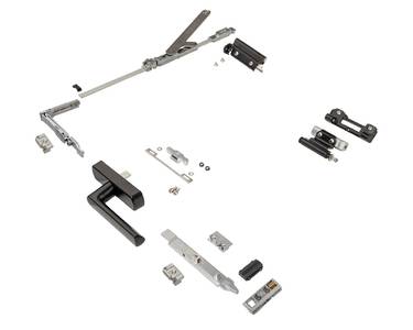 Комплект поворотно-откидной, Европаз V.01, V.02, 360-495, черный Изображение 2