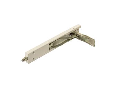 Комплект: шпингалет ELEMENTIS дверной накладной, ответная планка, саморезы, 140*22*8 мм, белый. RAL9016 Изображение 5