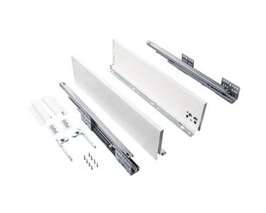 Комплект ящика Firmax Smartline, длина 500 мм, высота 135 мм, Push-to-Open, белый Изображение 6