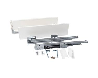 Комплект ящика Firmax Smartline, длина 500 мм, высота 135 мм, Push-to-Open, белый Изображение 7