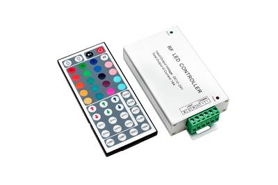 Контроллер с пультом для RGB ленты, 44 кнопки, 12/24V, 18A, 216/432W Изображение
