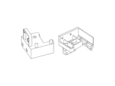 Крепление порога 60 серии, белый (комплект левый + правый) Изображение 4