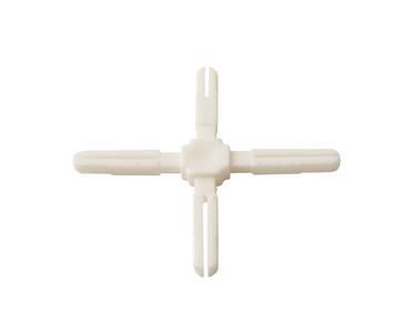 Крест пластиковый с декоративной центральной частью Germanella белый Изображение