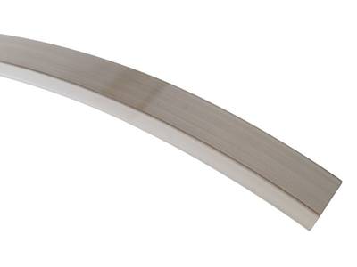 Кромка для ДСП и МДФ плит REHAU (PMMA, 3D, серый 03 глянец, 23х1 мм, двухцветная) Изображение 3