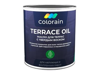 Масло для террас COLORAIN (база) 10л. Изображение