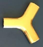 Накладка Y-образная 120° Germanella золото (гладкая) Изображение
