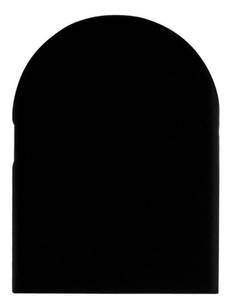 Накладка декоративная для скрытых петель, 120x30 мм, алюминий, черная Изображение 7