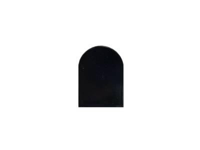 Накладка декоративная для скрытых петель, 120x30 мм, алюминий, черный Изображение