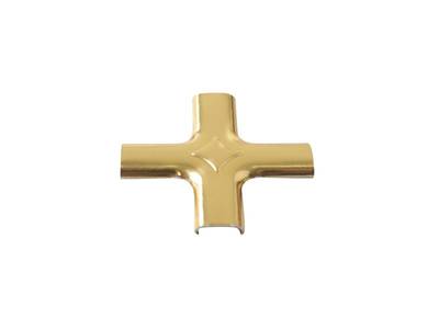 Накладка декоративная крестовая Germanella золото Изображение 4