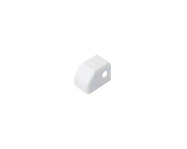 Накладка декоративная нижней петли на раме белая W R072 Изображение 2