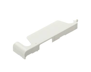 Накладка декоративная нижней петли на раме левая белая (скрытая) Изображение 2