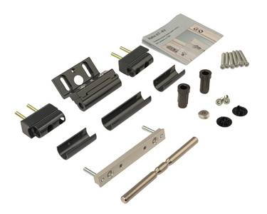 Петля Dr.Hahn KT-RV 3-х секц. в фурнитурный паз, антрацит RAL7016 Изображение 2