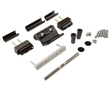 Петля Dr.Hahn KT-RV  3-х секц. в фурнитурный паз, коричневый RAL8077 Изображение 2