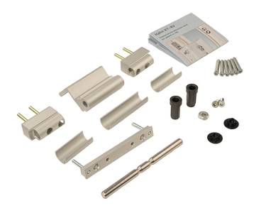Петля Dr.Hahn KT-RV 3-х секц. в фурнитурный паз, серебро EV1 Изображение 2