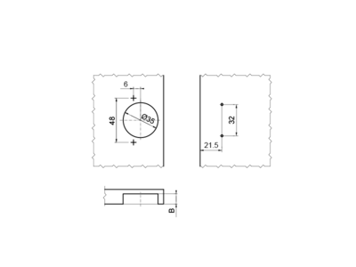 Петля Firmax для угловых +90° дверей Clickline, с доводчиком, угол открывания 100°, 48мм Изображение 3