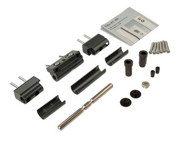 Петля Maxbar KT-RN 3-х секц. 16.5-26 мм, антрацит RAL7016 Изображение 2