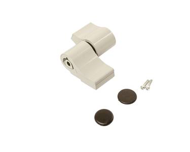 Петля Palermo, 2-х секц., втулочная, м/о 62, без крепл., серебр. RAL9006 Изображение