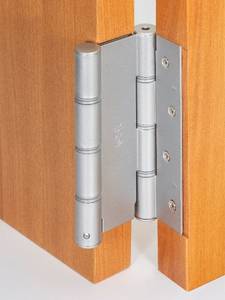 Петля барная 175 мм, для деревянных дверей шириной 37-50 мм, весом до 43 кг, сталь, цвет хром матовый (2 петли в комплекте) Изображение 2